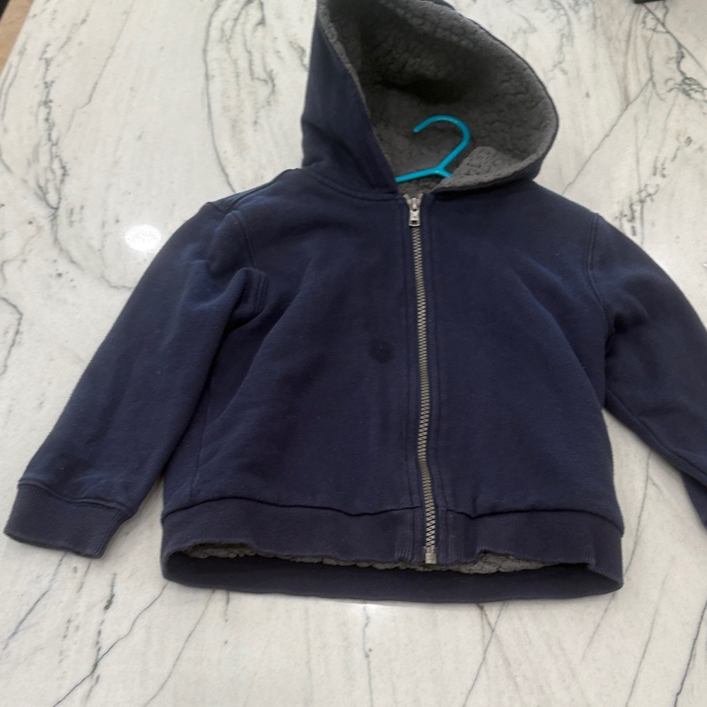 Janie and Jack Dark Blue Kids Hoodie